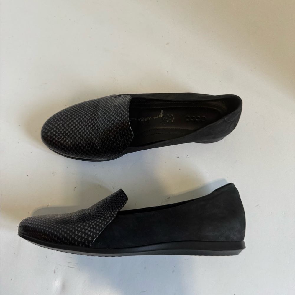 Ecco Touch Ballerina 2.0 Black Leather Shoes EU 37 - Picture 8 of 16